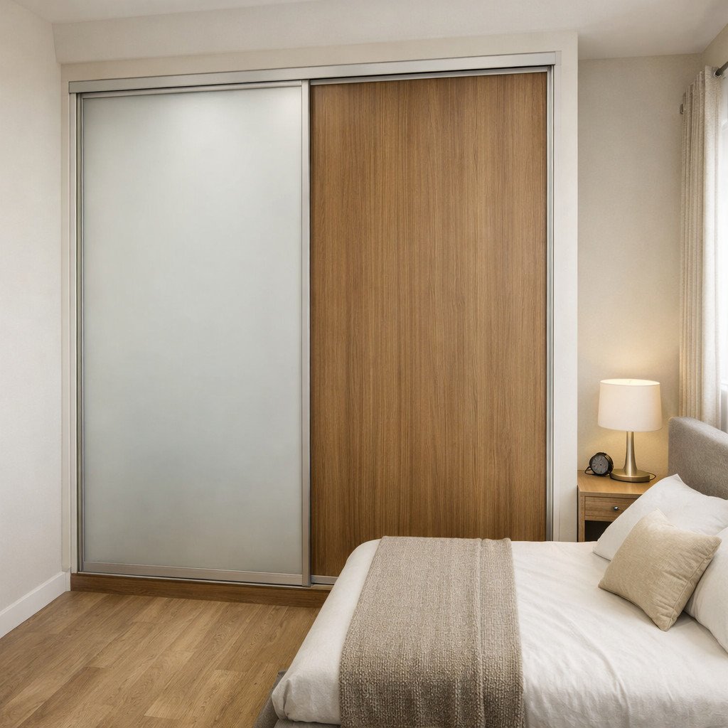 Lemari sliding hemat ruang yang cocok untuk kamar minimalis