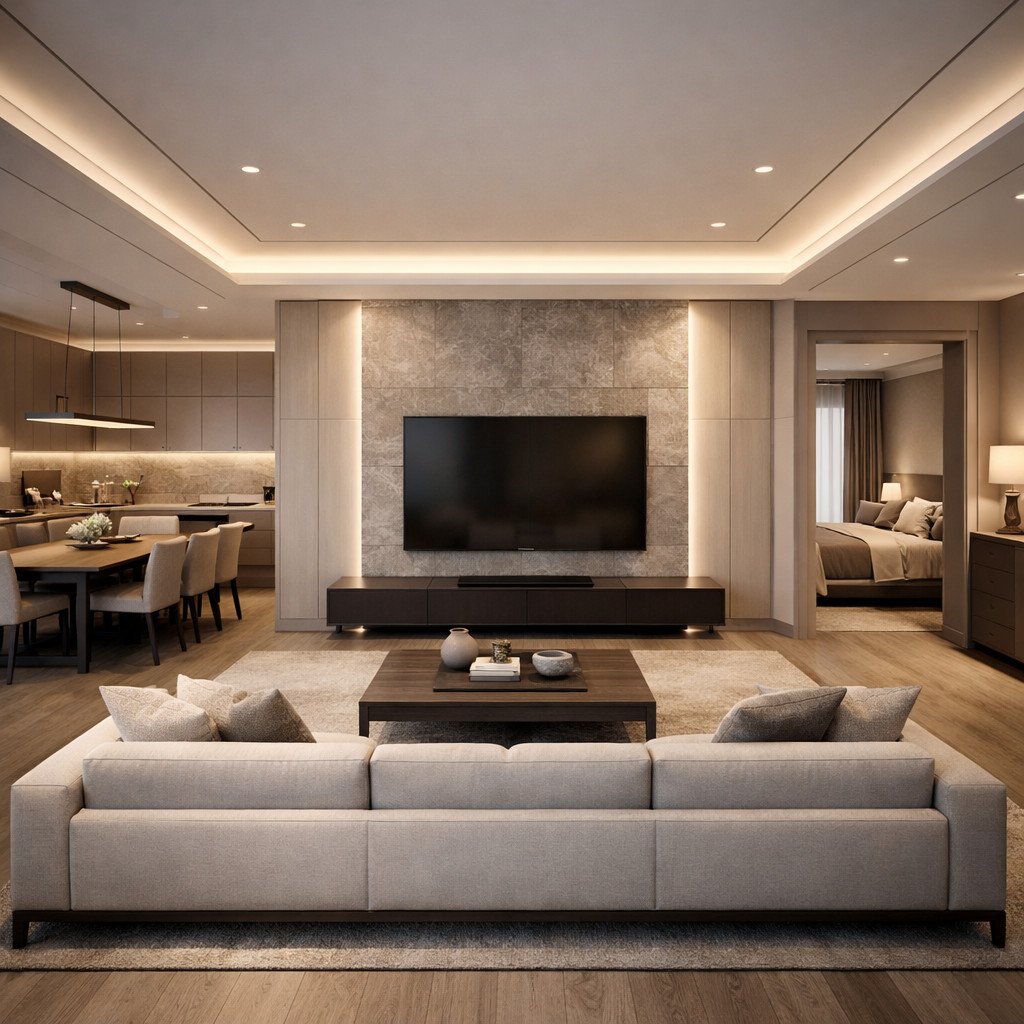 desain rumah minimalis modern quiet luxury yang elegan dan presisi