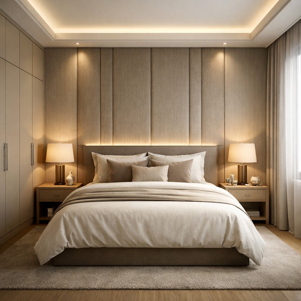 desain kamar estetik quiet luxury yang elegan dan refined