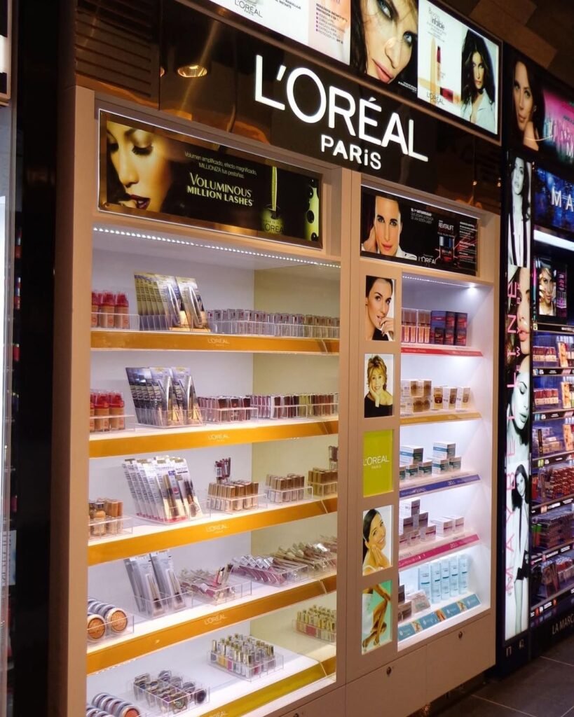 Display Kosmetik Loreal