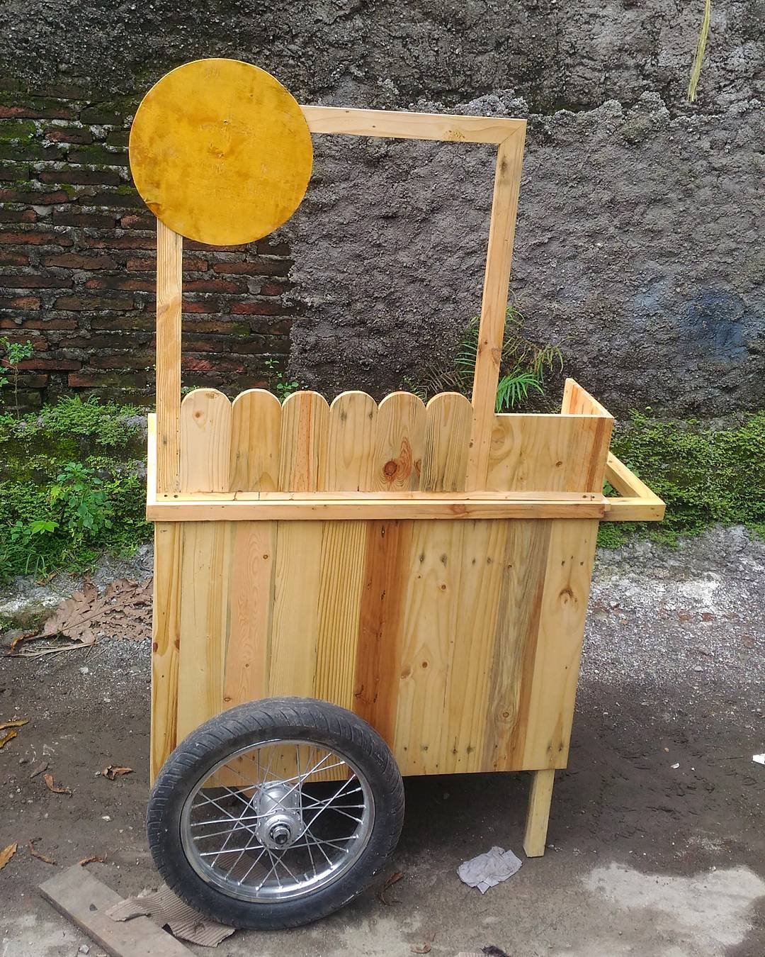 Gerobak Jualan Siomay Jati Belanda Mr. AA