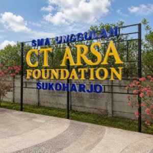 Huruf Timbul Akrilik CT Arsa Foundation1