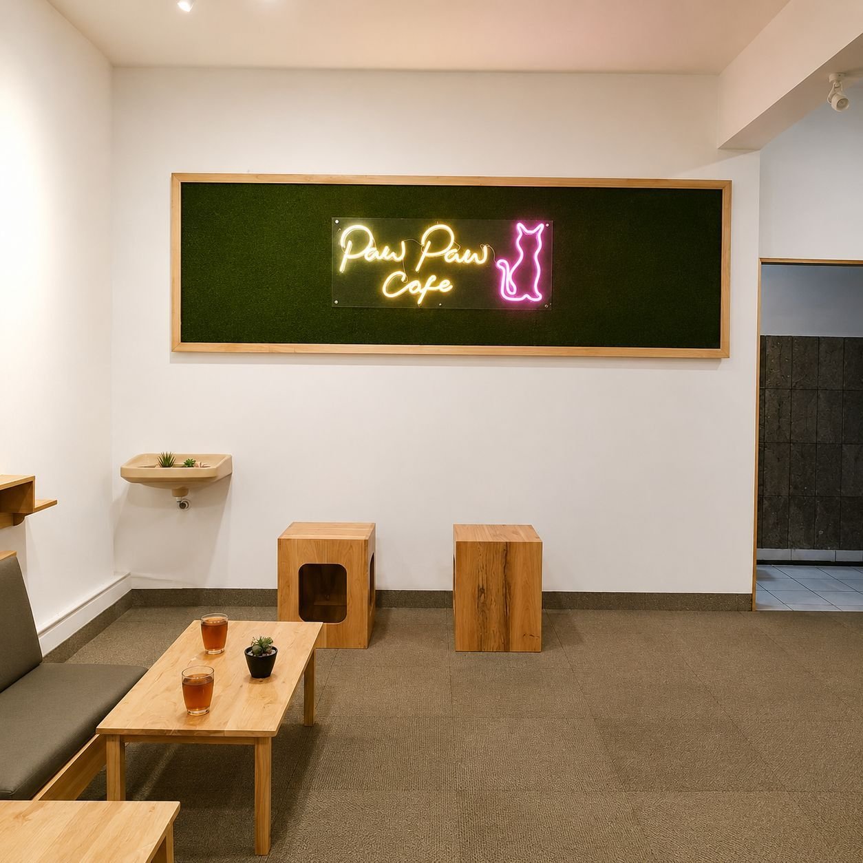 Interior Paw Paw cafe