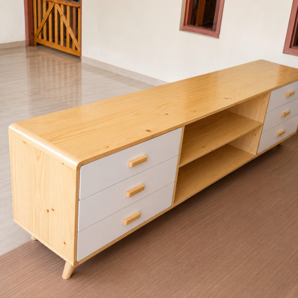 Kabinet TV Minimalis Jati Belanda Mr. YY