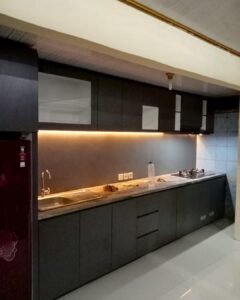 Kitchen Set HPL Hitam matte