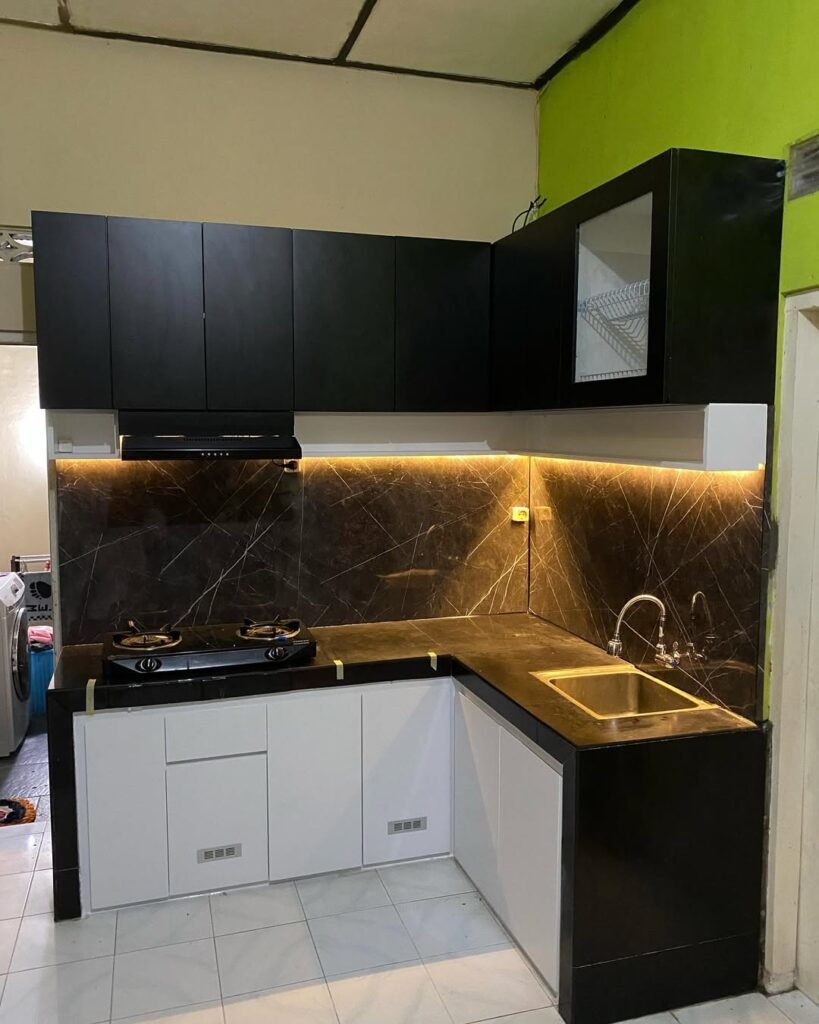 Kitchen Set Hpl Hitam