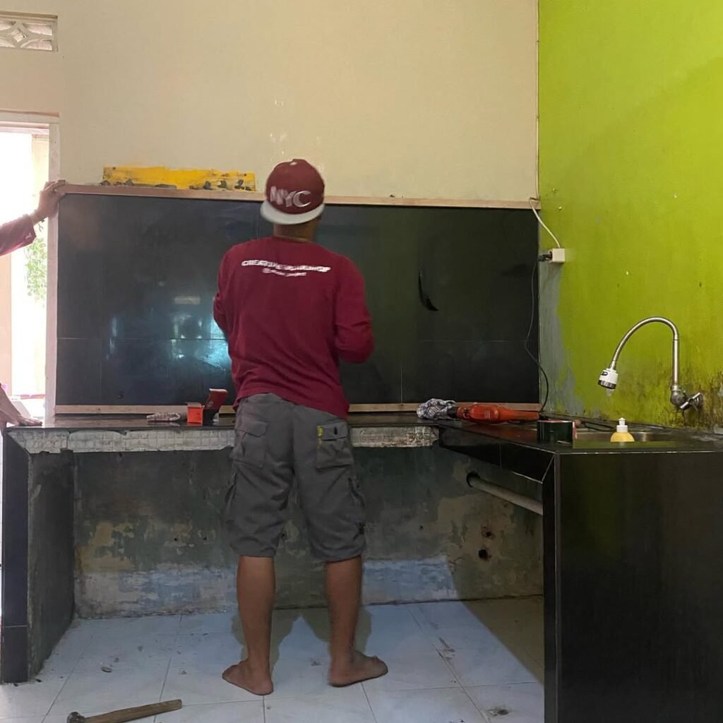 Kitchen Set Hpl Hitam