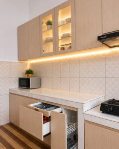 Kitchen Set Hpl Serat Kayu