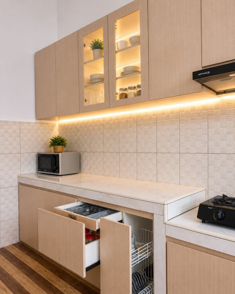 Kitchen Set Hpl Serat Kayu