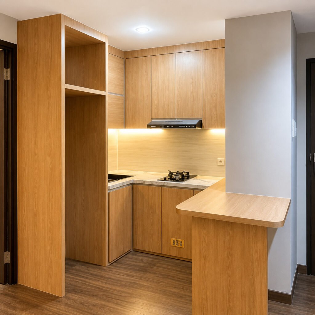 Kitchenset Apartemen.