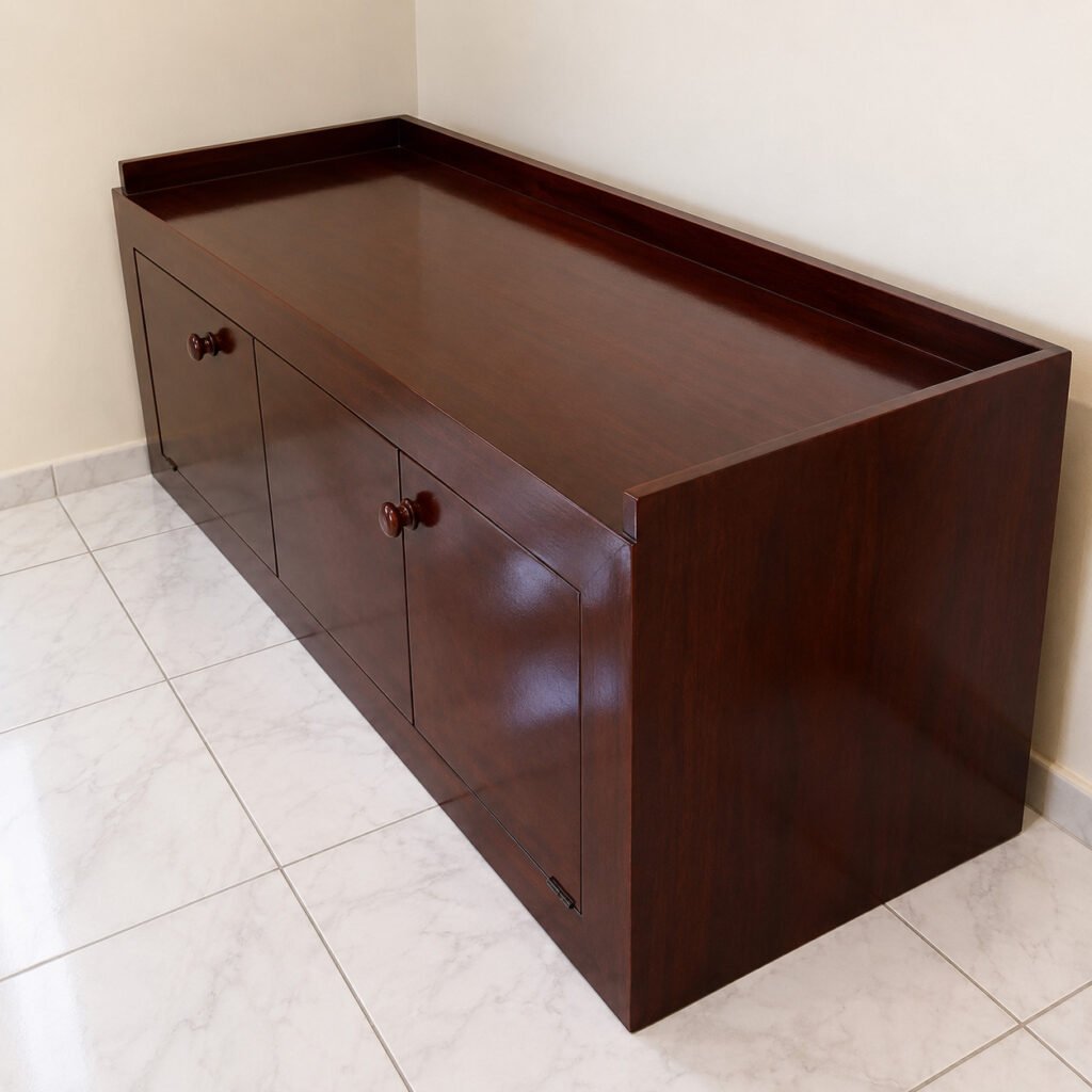 Kursi Storage Bahan Kayu Mr. CS