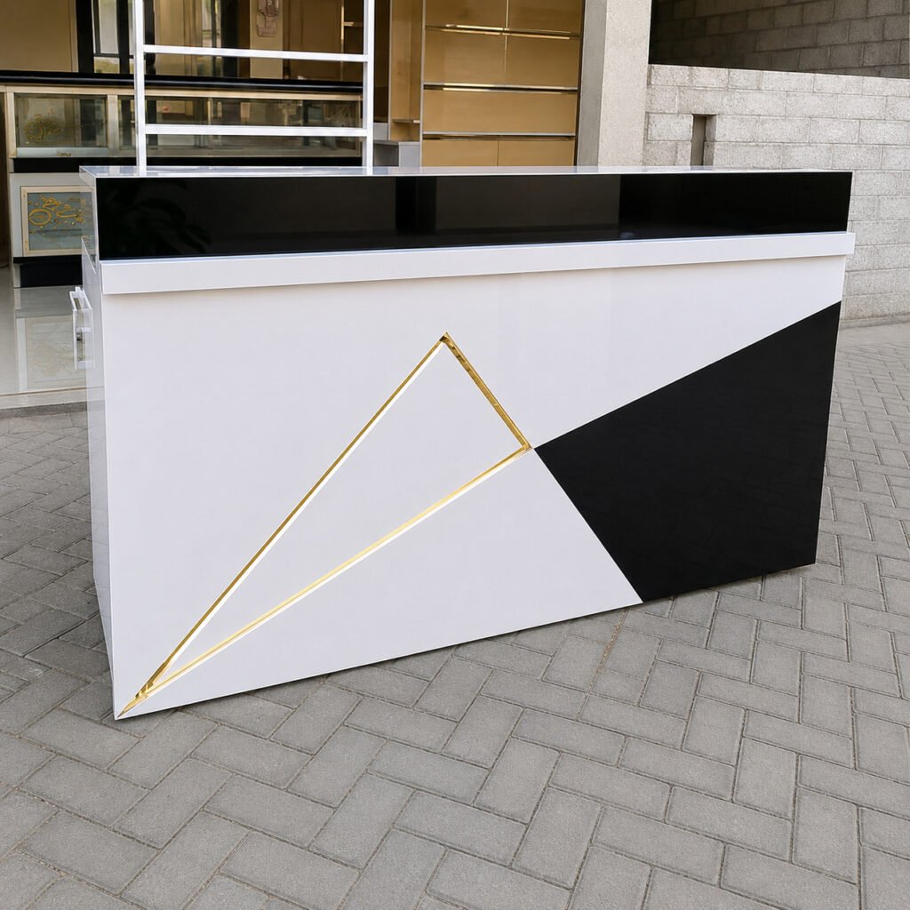 Meja Kasir Futuristik
