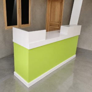 Meja Kasir HPL Hijau