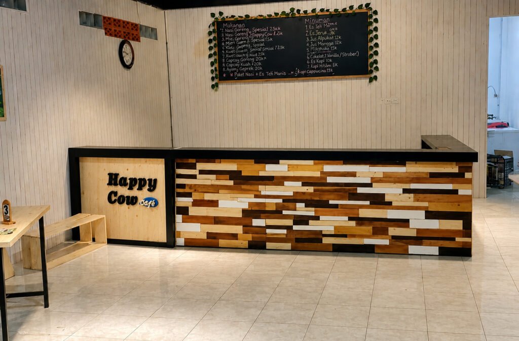 Meja Kasir Jati Belanda Cafe KP