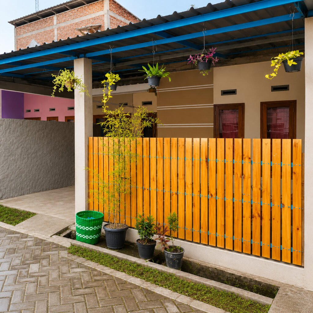 Pagar Rumah Jati Belanda Uncle J