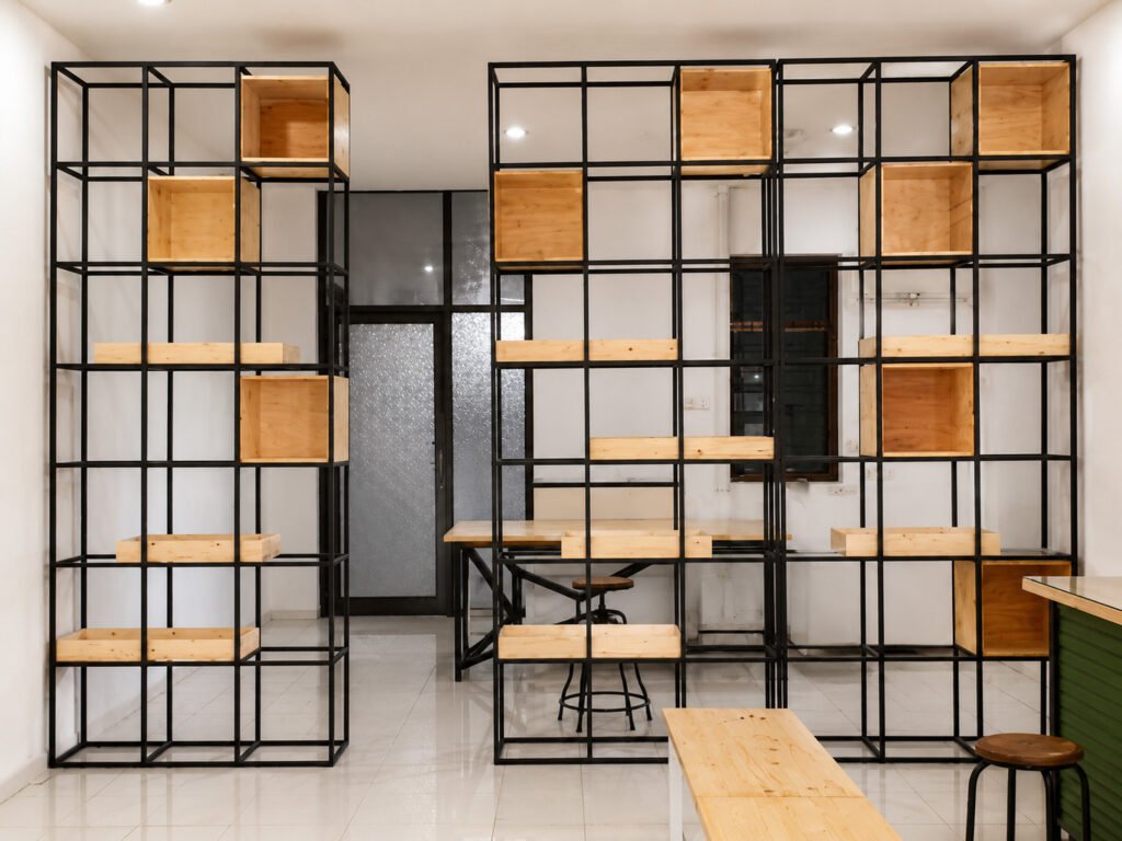 Partisi Office Industrial Besi Hollow TG Melamin Doff