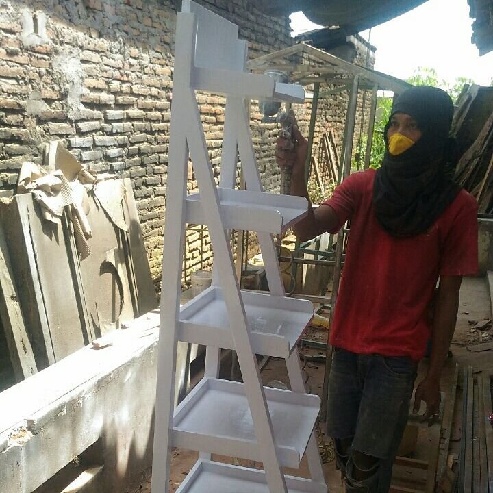 Rak Serbaguna jati Belanda Finishing Duco Mrs. F