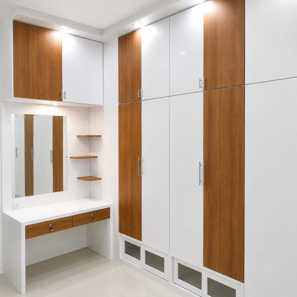 Set Wardrobe Dan meja Rias kamar1