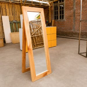 Standing Cermin Kayu