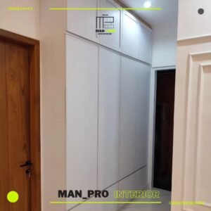 Wardrobe Hpl Putih Matte