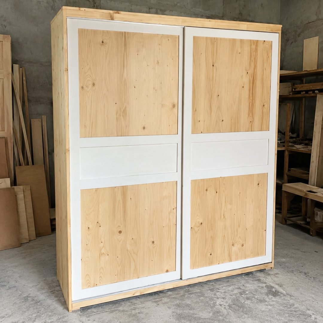 Almari Kayu Pintu Sleding Mrs. AY