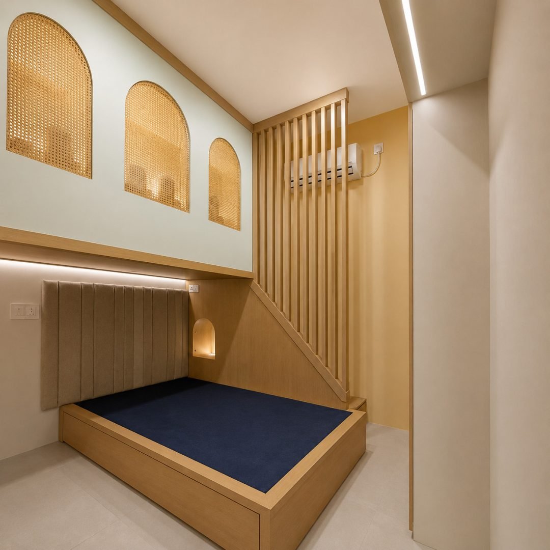 Bedroom Set Dengan Mezanin