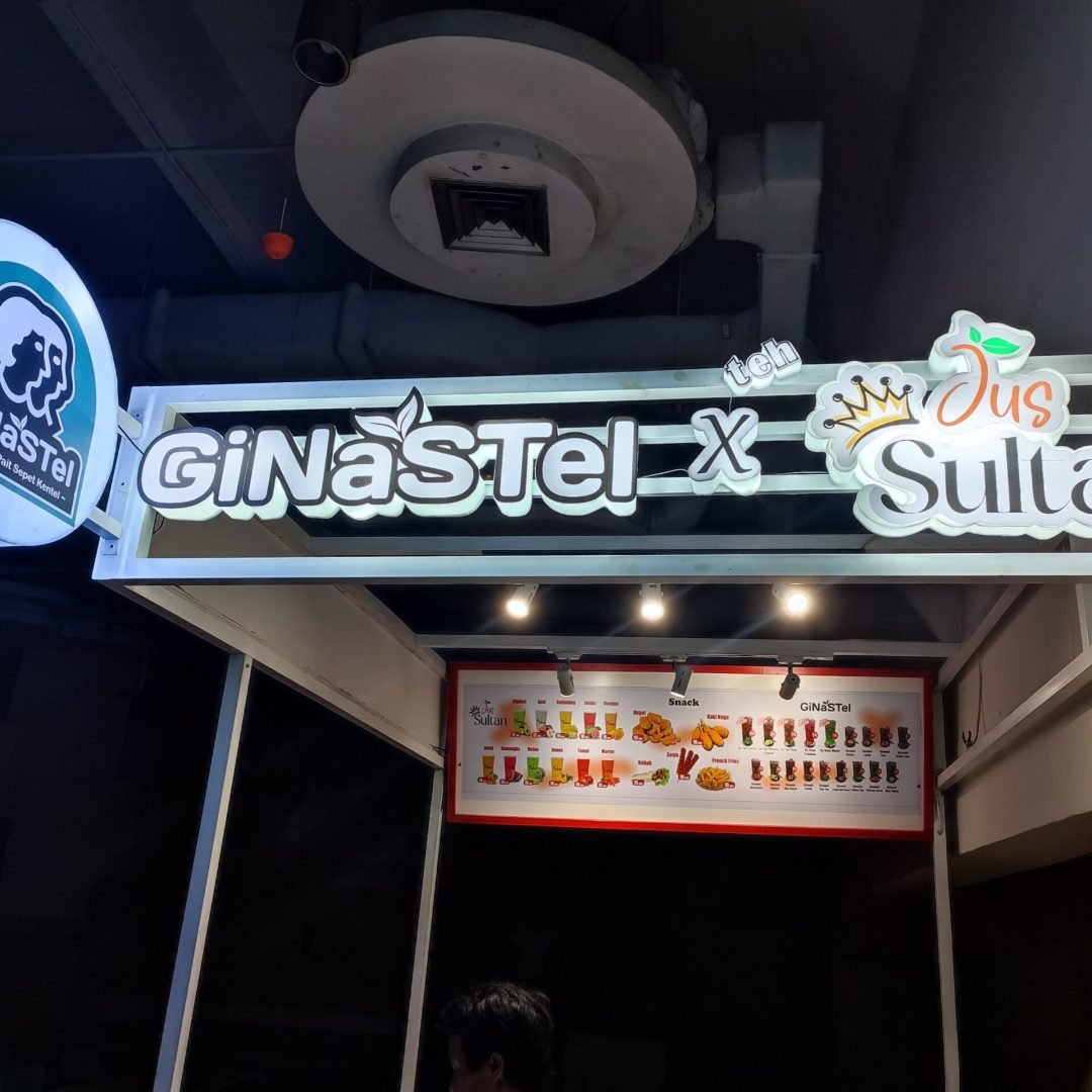 Booth Jualan Ginastel