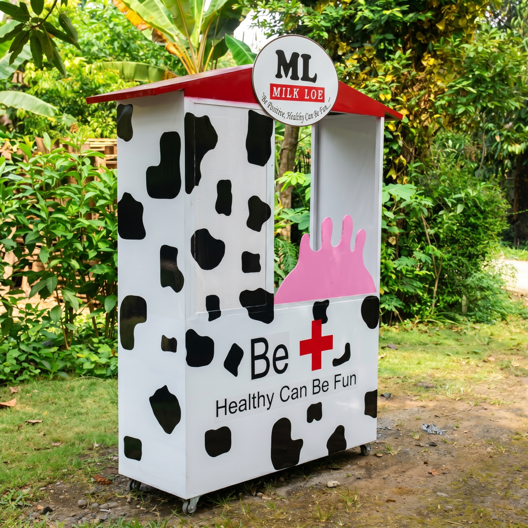 Booth Jualan Milk Loe