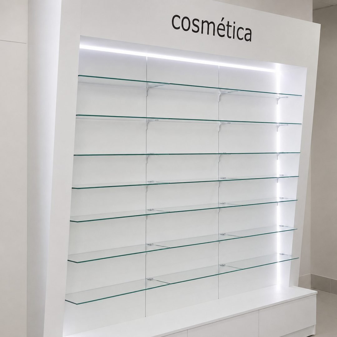 Display Kosmetik Modern Minimalis HPL1