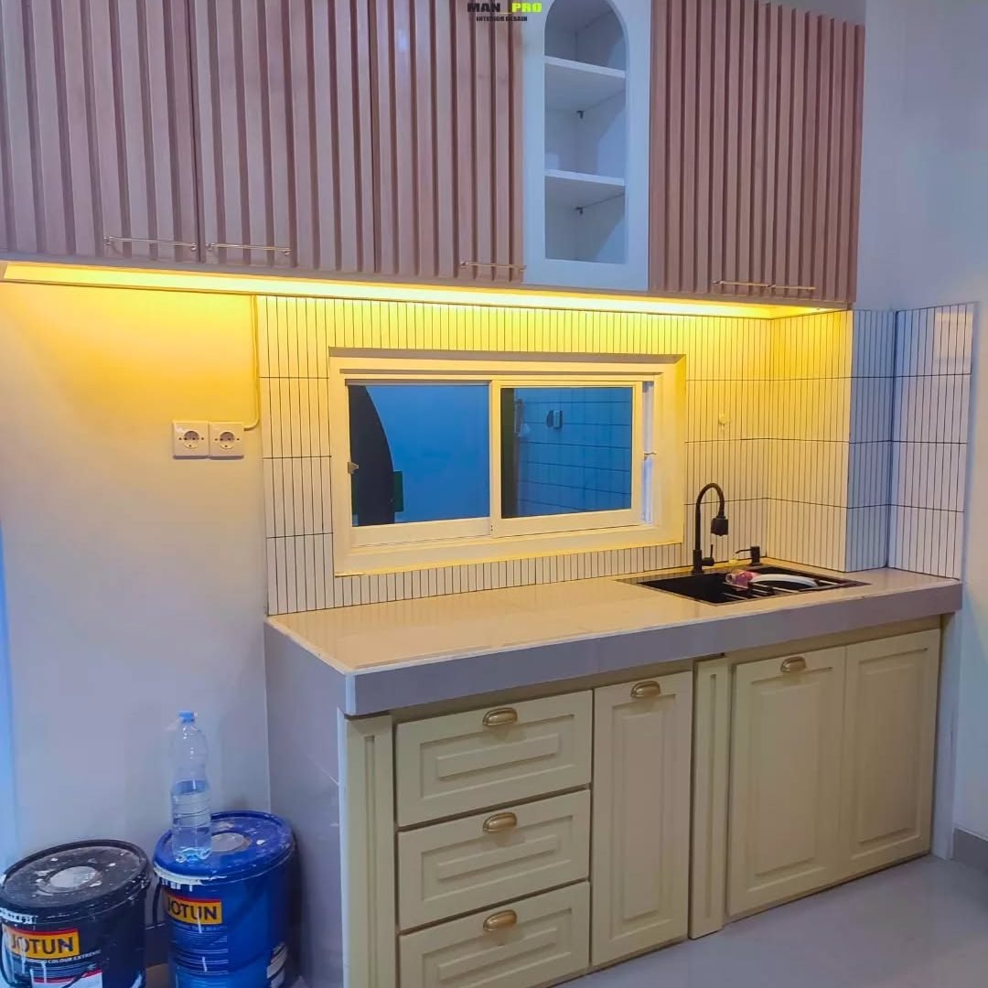 KItchen Set kombinasi Jati Belanda Dan Duco