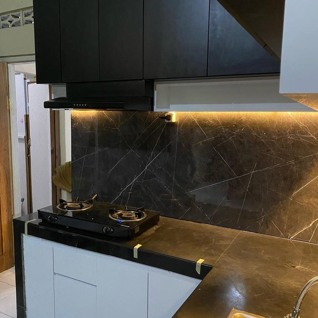 Kitchen Set Hpl Hitam