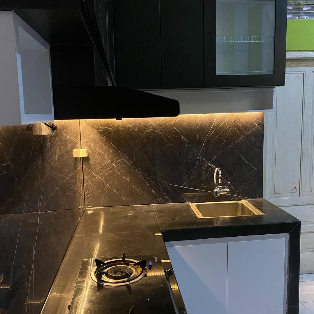 Kitchen Set Hpl Hitam