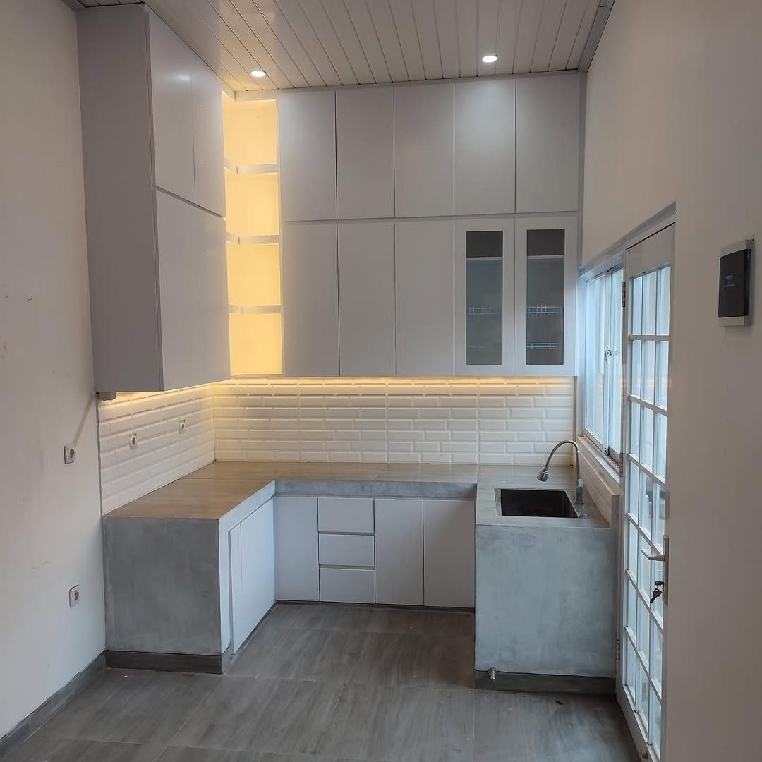Kitchen Set Hpl Putih