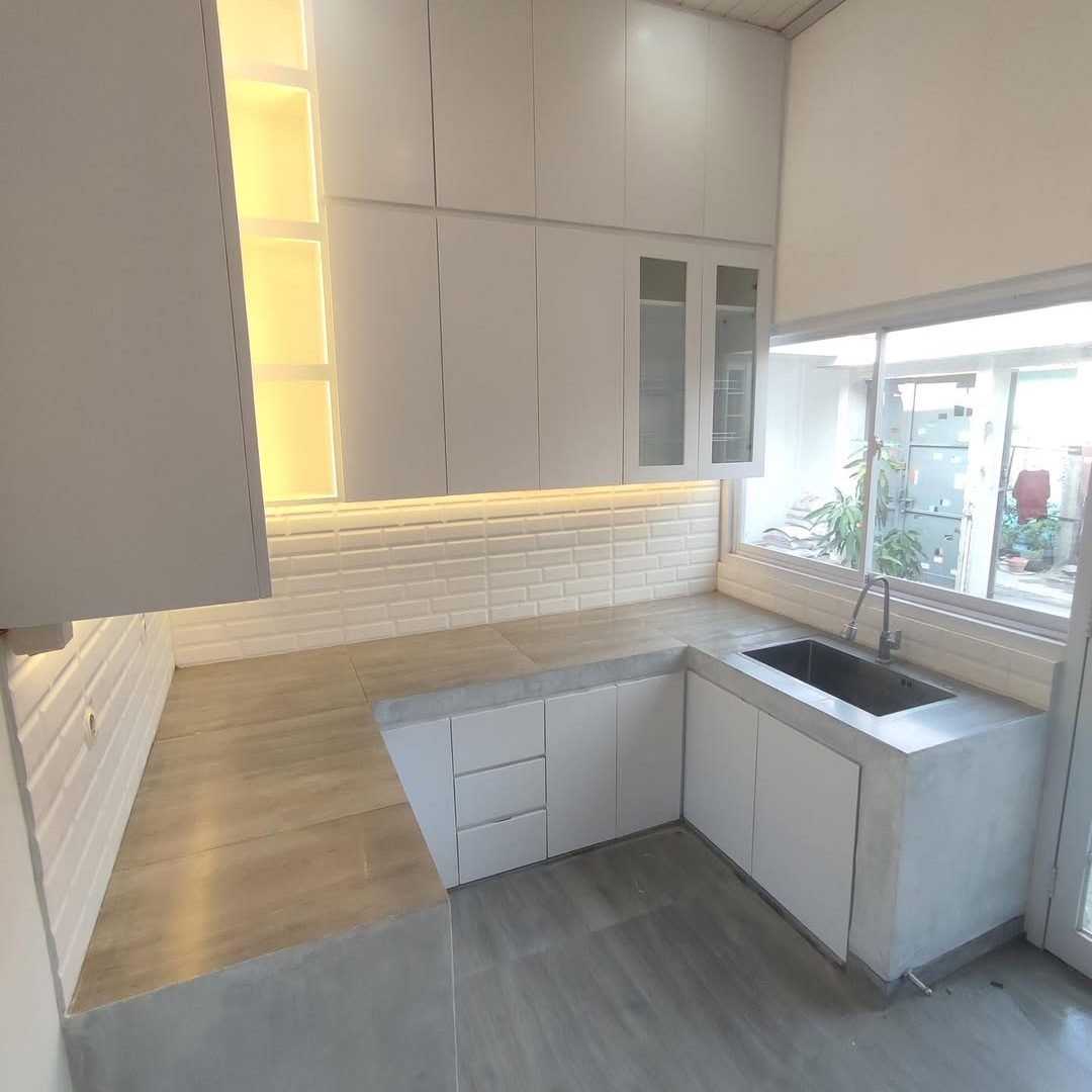 Kitchen Set Hpl Putih