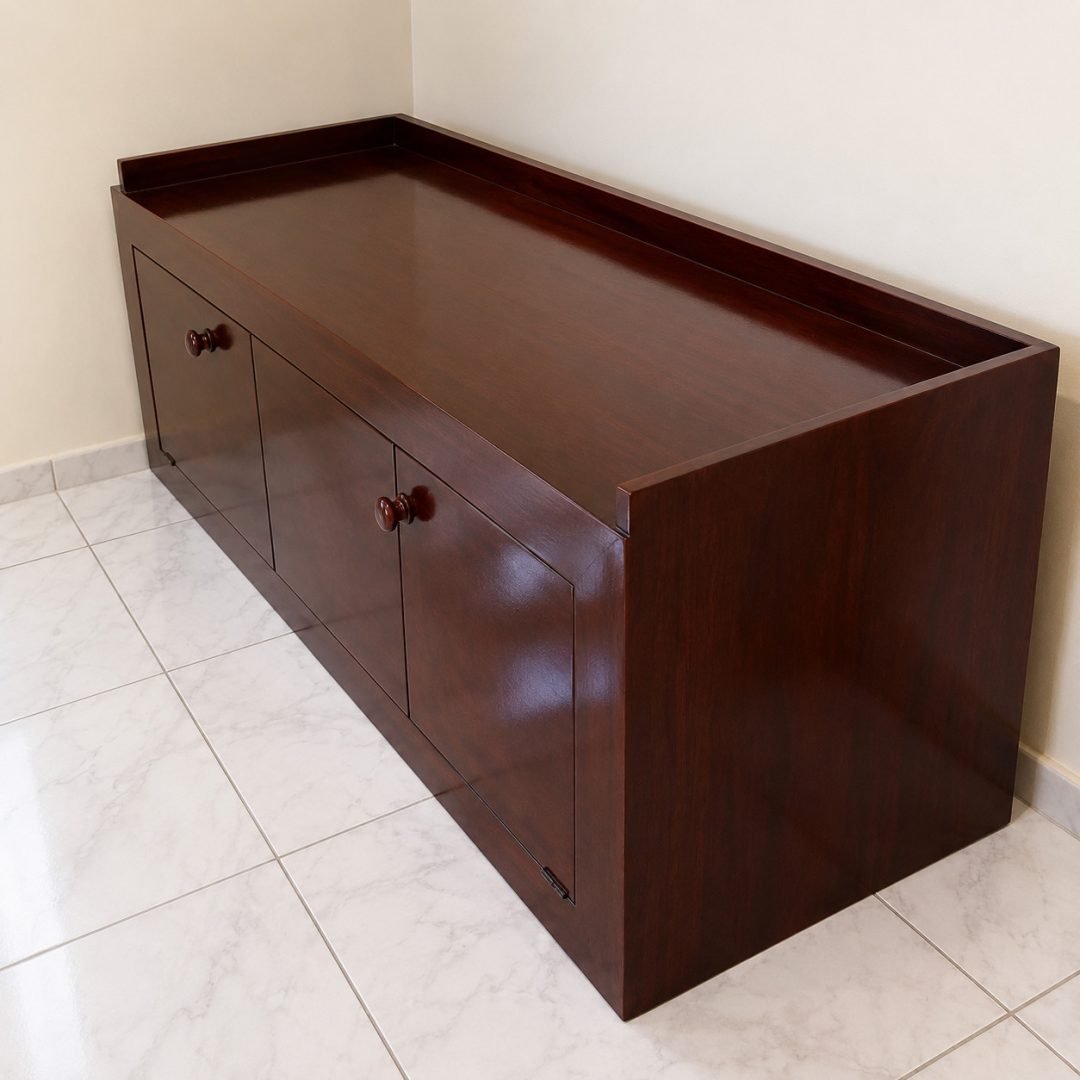 Kursi Storage Bahan Kayu Mr. CS
