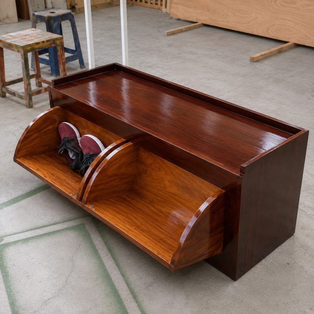Kursi Storage Bahan Kayu Mr. CS