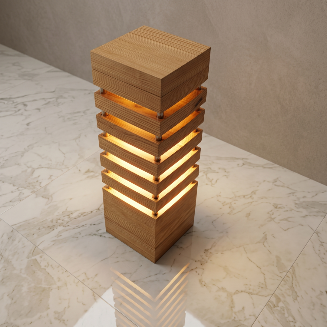Lampu Tidur Jati belanda