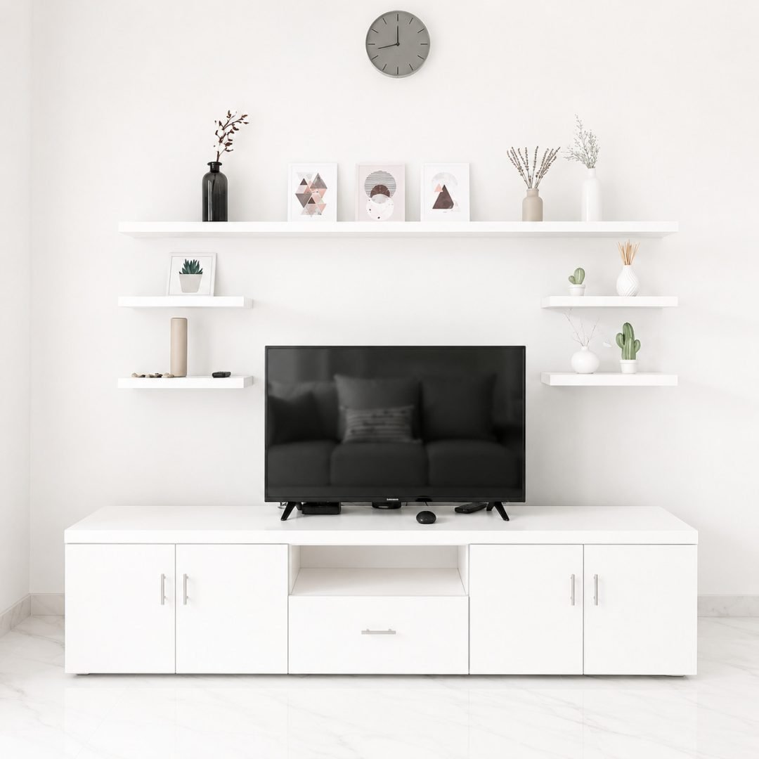 Meja TV Minimalis Set Ambalan