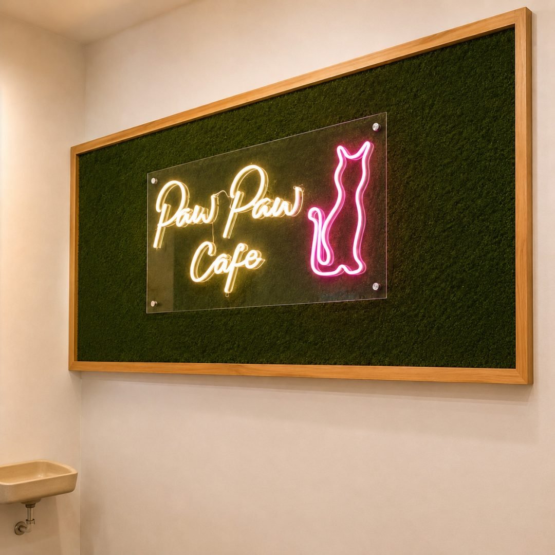 Neon Flex Paw Paw Cafe