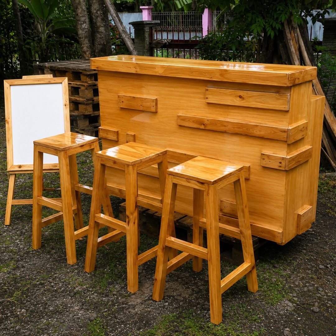 Paket Booth Jualan Jati belanda Mrs. AS