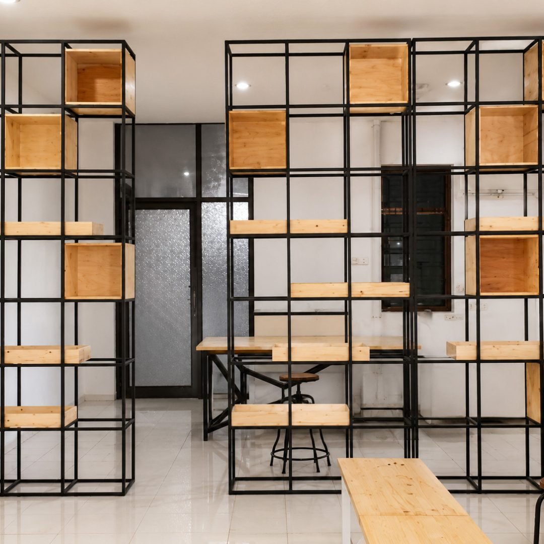 Partisi Office Industrial Besi Hollow TG Melamin Doff