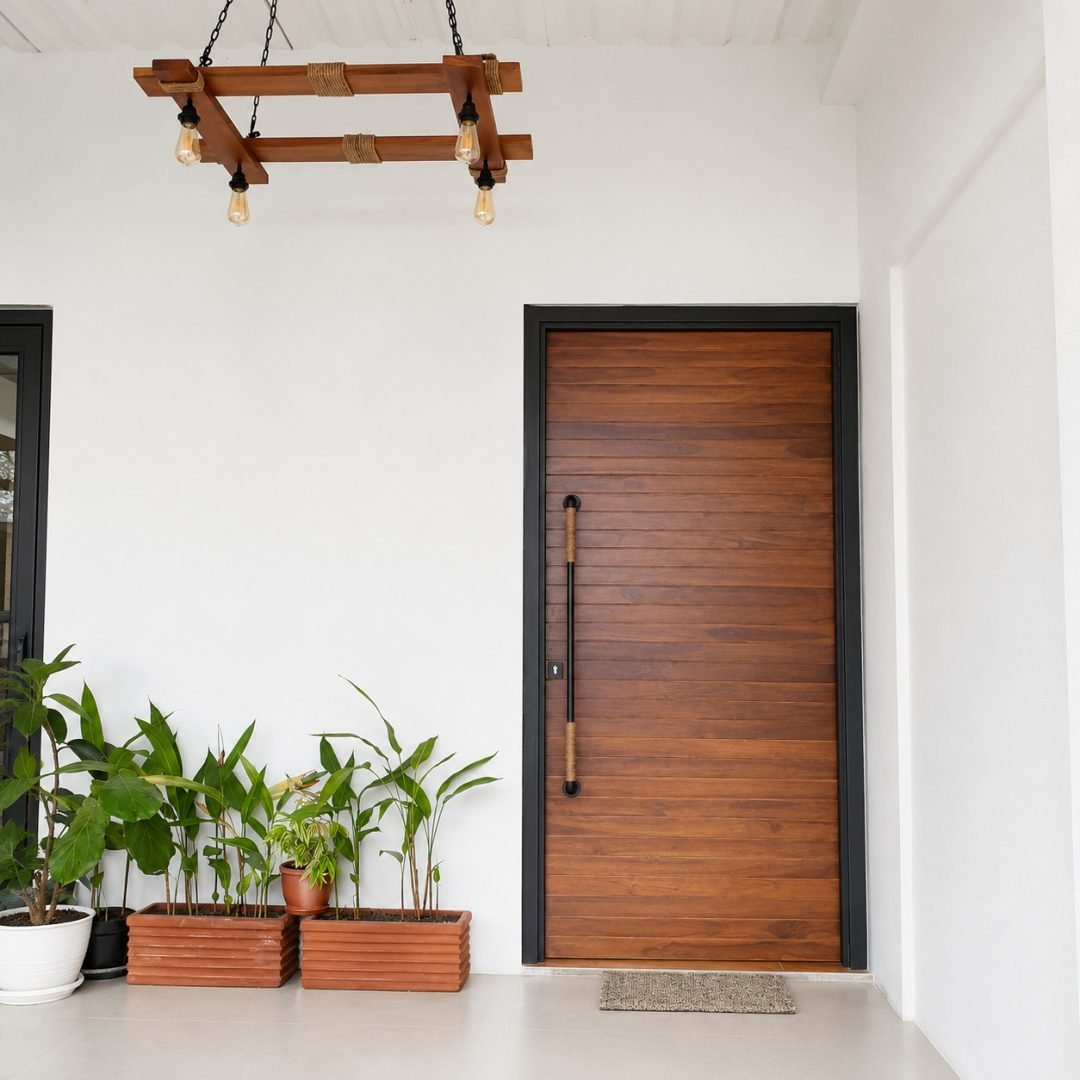 Pintu Kayu Jati Minimalis1