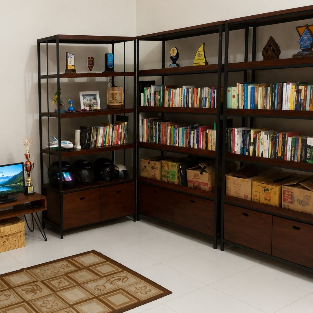 Rak Buku Industrial Mr. DV